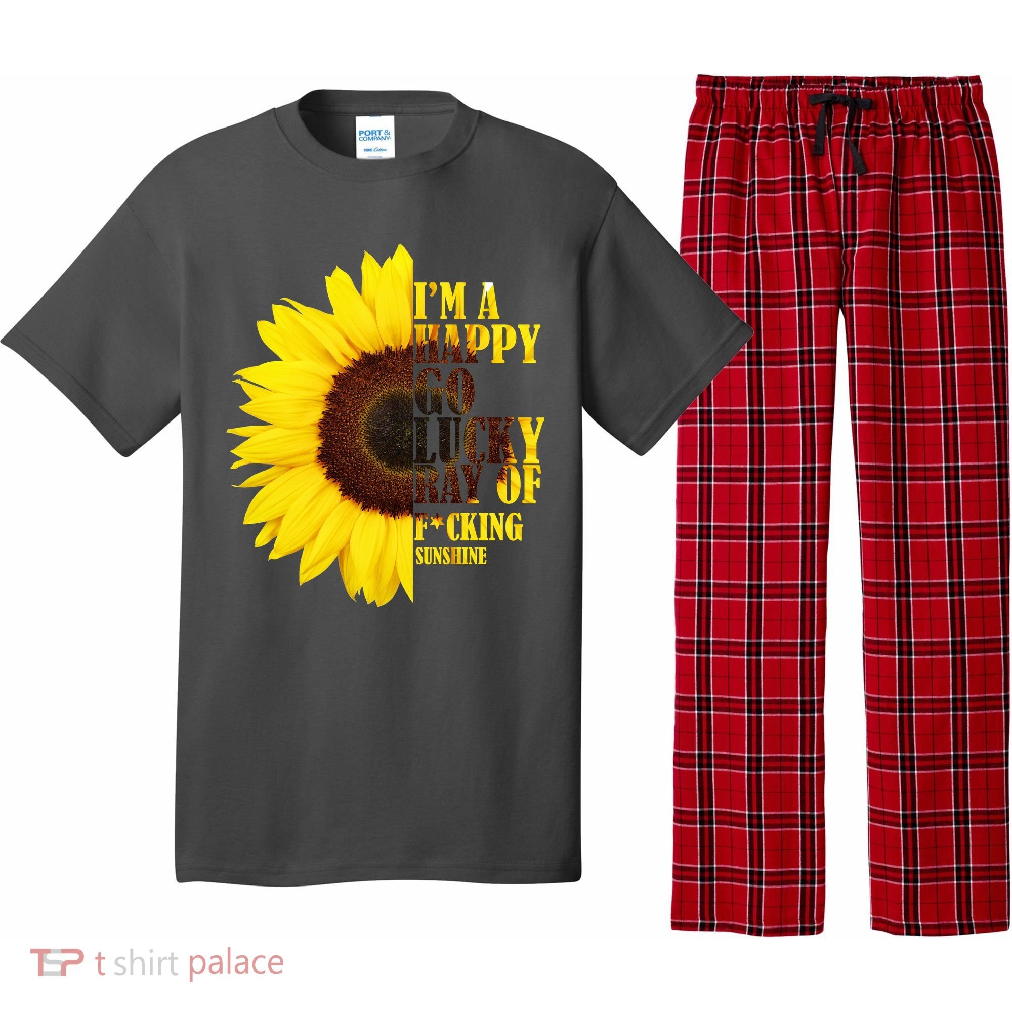 Happy Go Lucky Ray Of Sunshine Pajama Set
