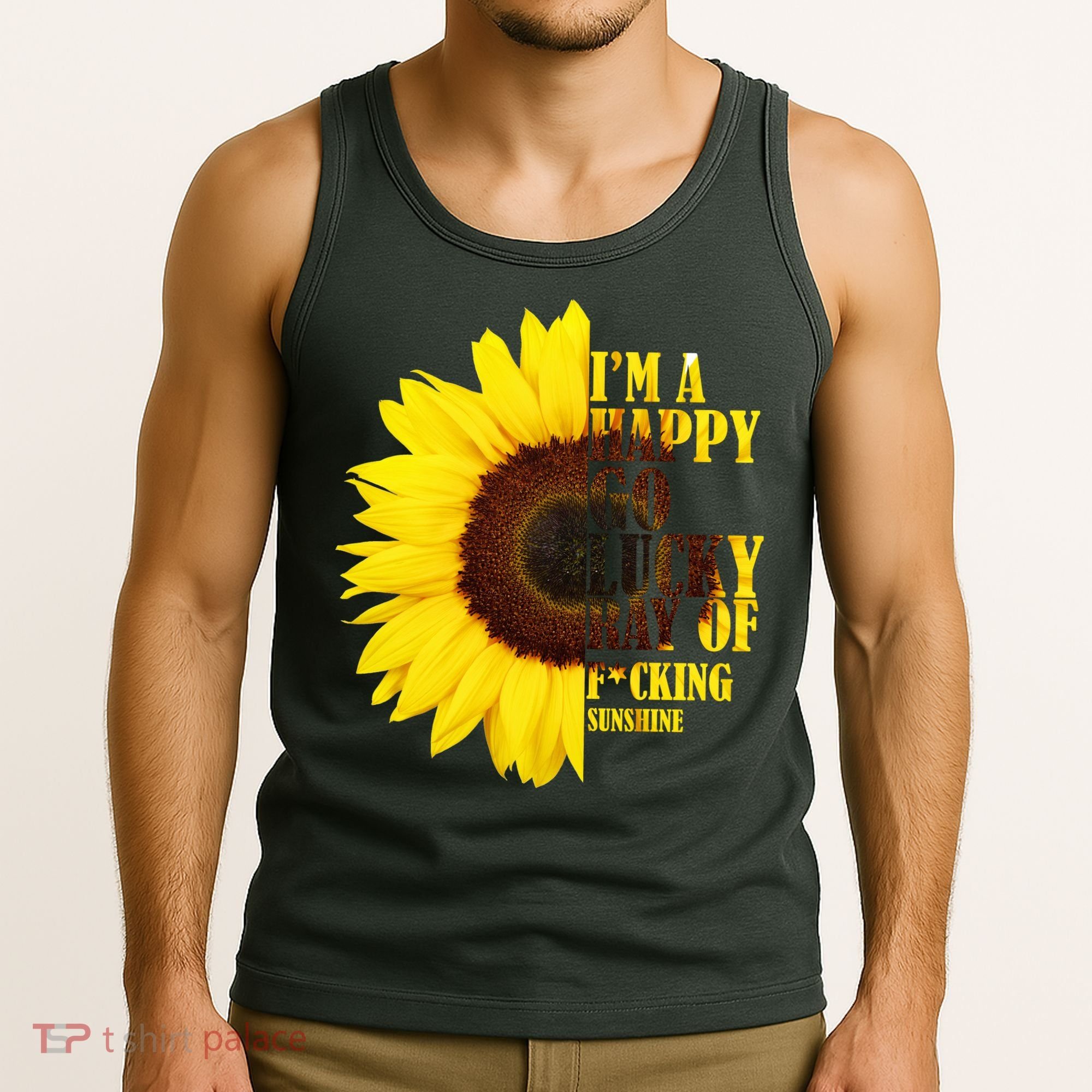 Happy Go Lucky Ray Of Sunshine Tank Top