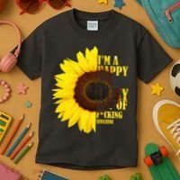 Happy Go Lucky Ray Of Sunshine Kids T-Shirt thumb 3