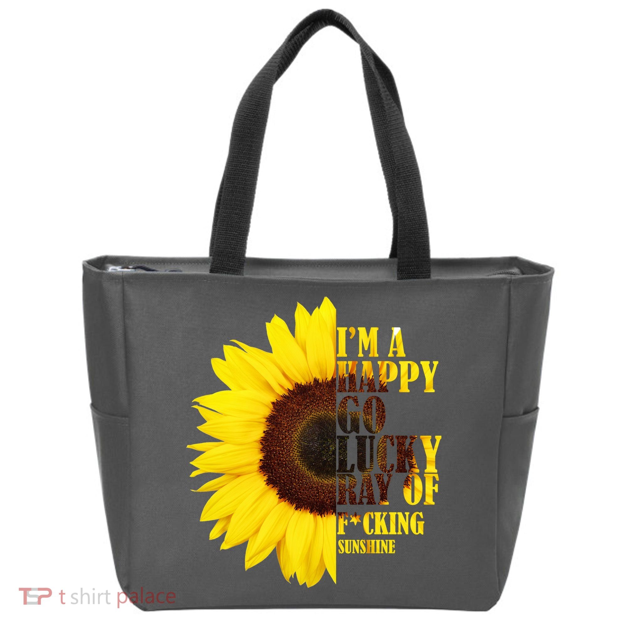 Happy Go Lucky Ray Of Sunshine Tote Bag