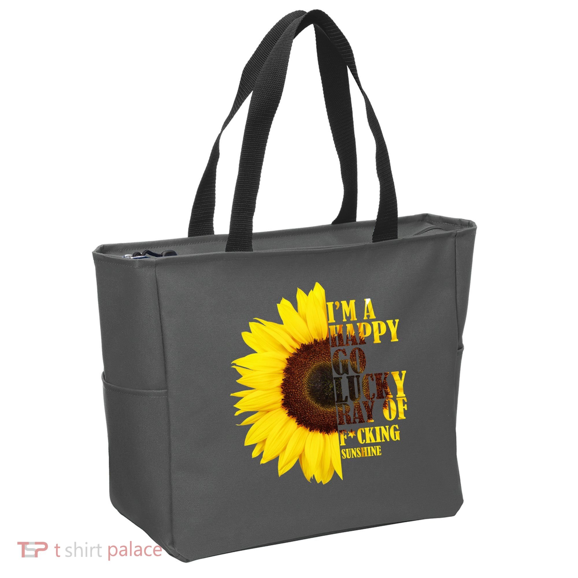Happy Go Lucky Ray Of Sunshine Tote Bag