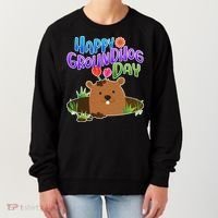 Happy Groundhog Day Women's Sweatshirt thumb 0