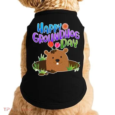 Happy Groundhog Day Doggie Tank