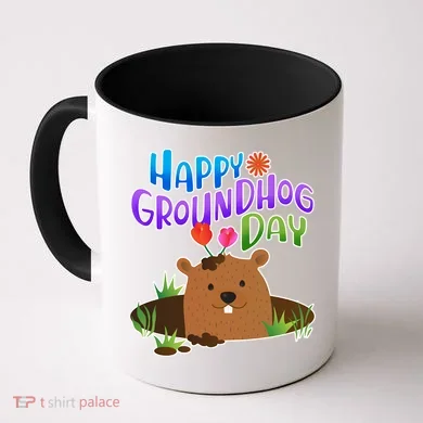 Happy Groundhog Day Coffee Mug