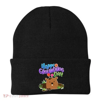 Happy Groundhog Day Beanie