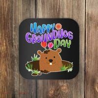 Happy Groundhog Day Coaster thumb 0