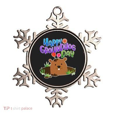 Happy Groundhog Day Ornament