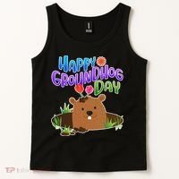 Happy Groundhog Day Tank Top thumb 2