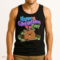 Happy Groundhog Day Tank Top thumb 3