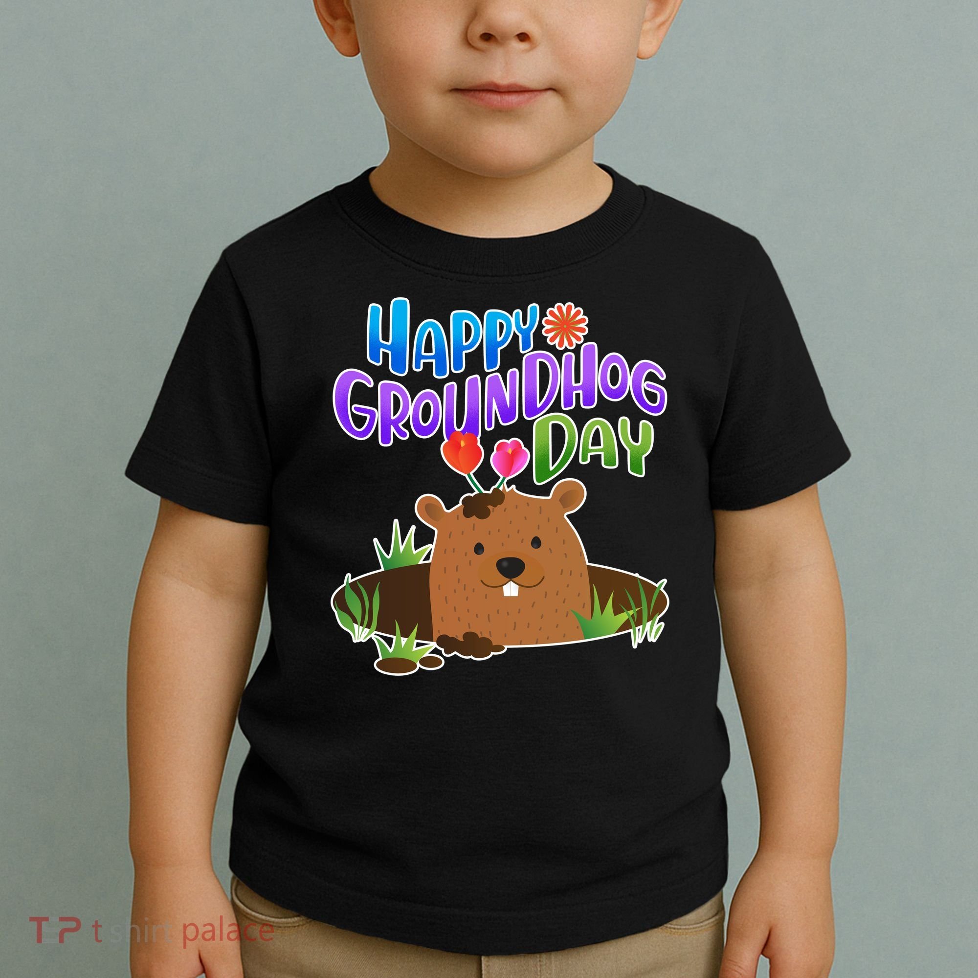 Happy Groundhog Day Toddler T-Shirt