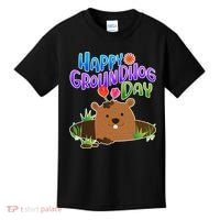 Happy Groundhog Day Kids T-Shirt thumb 0