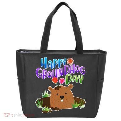 Happy Groundhog Day Tote Bag