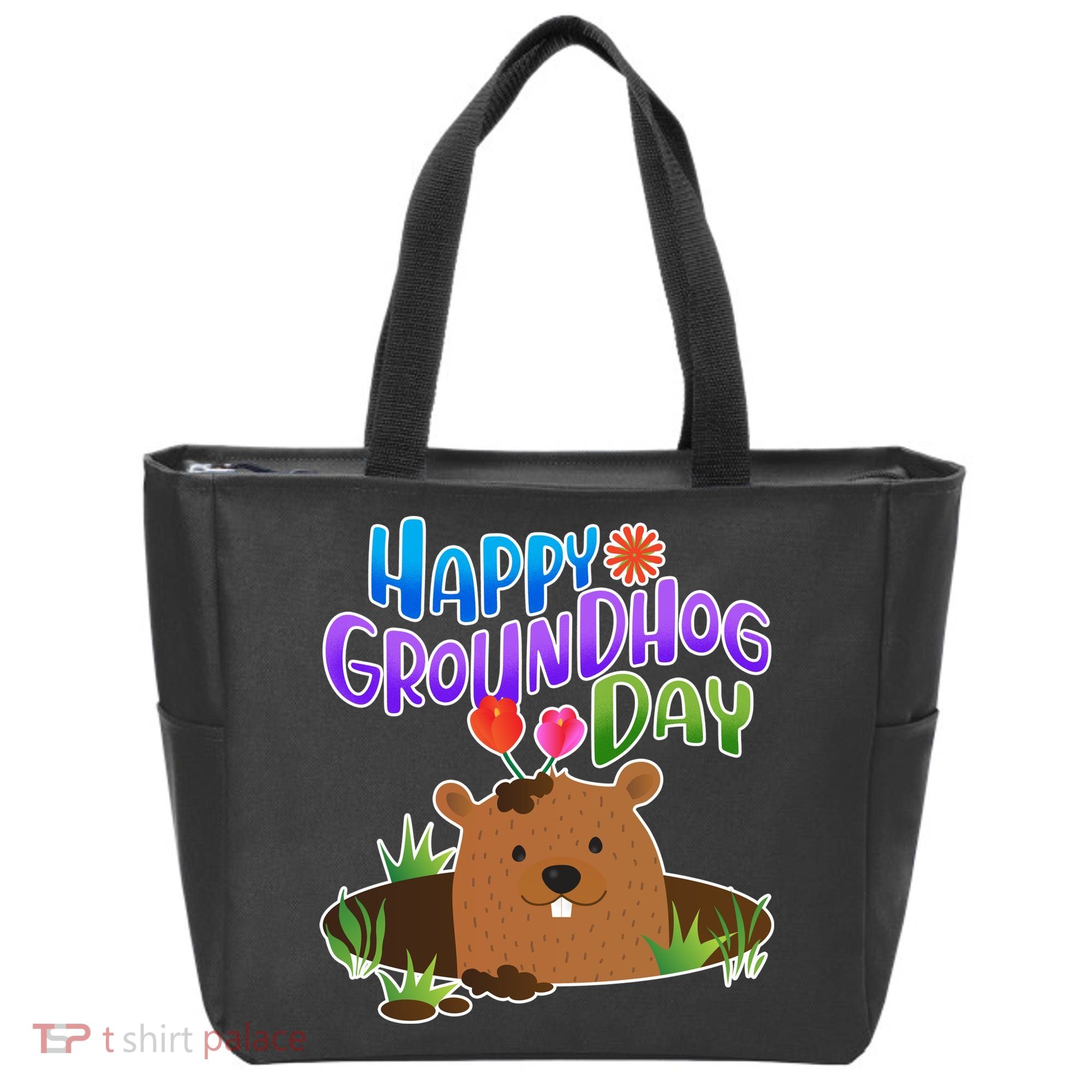 Happy Groundhog Day Tote Bag