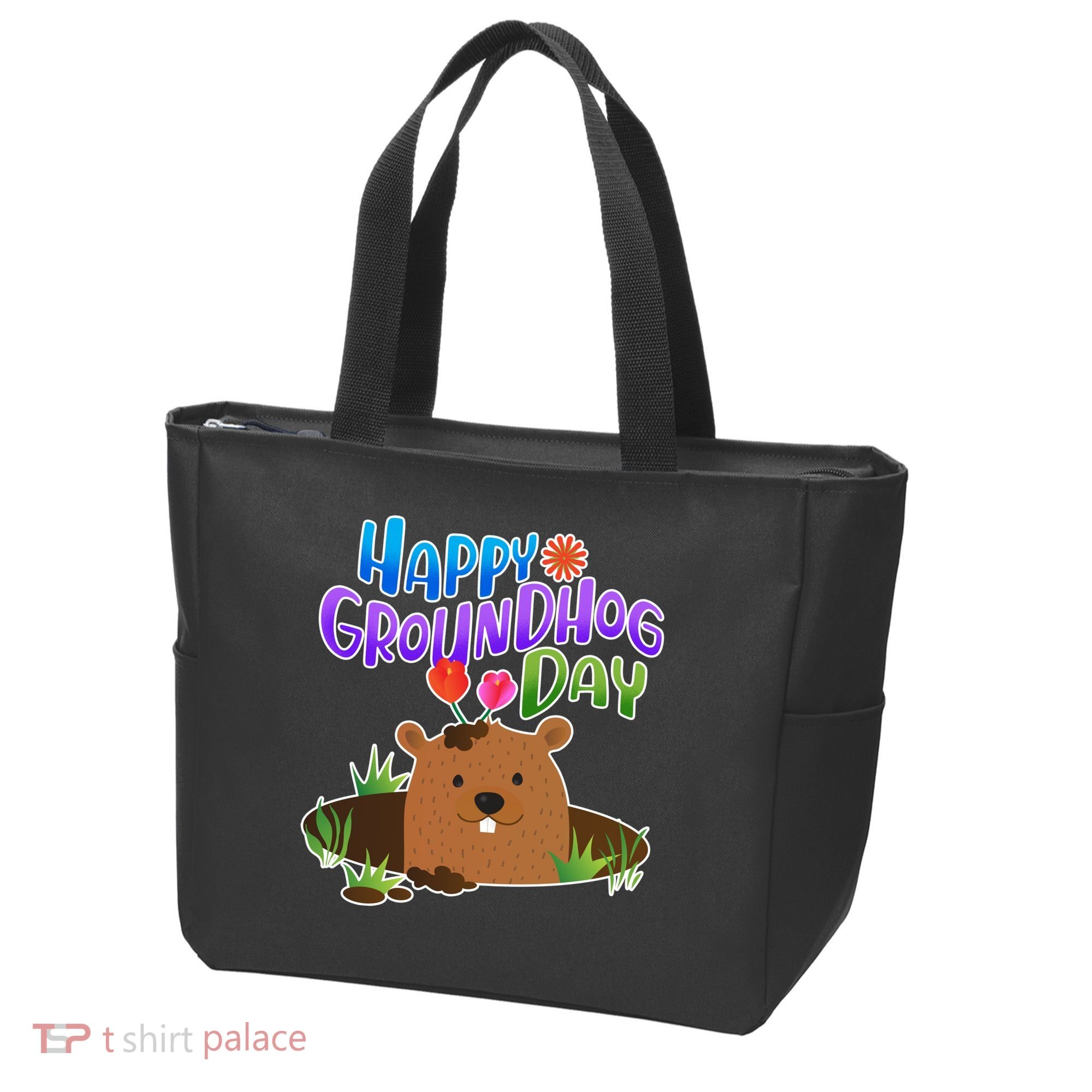 Happy Groundhog Day Tote Bag