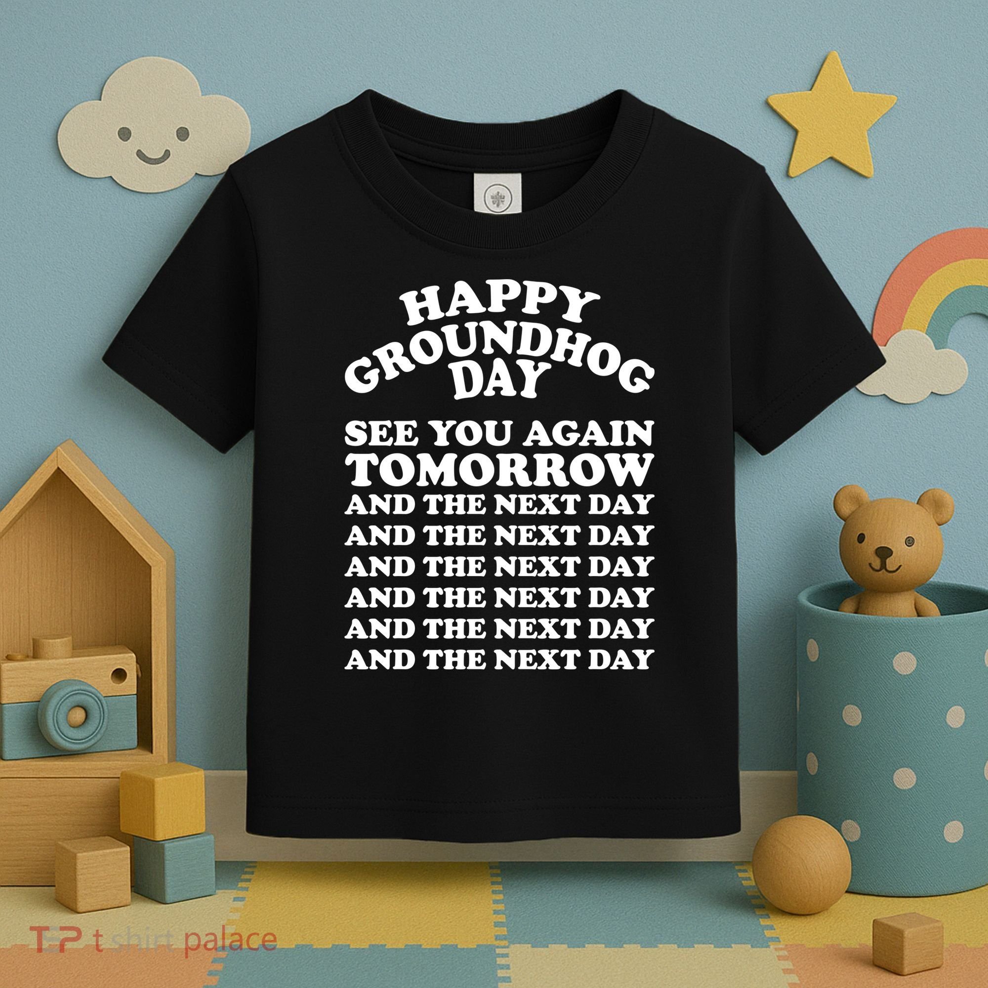 Happy Groundhog Day See You Again Tomorrow Toddler T-Shirt