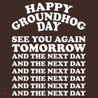 Happy Groundhog Day See You Again Tomorrow Apron thumb 3