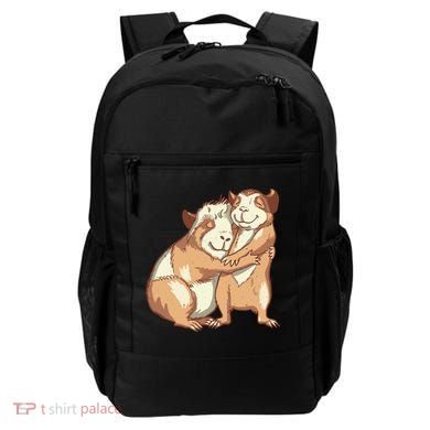 Happy Guinea Pigs Hugging Backpack