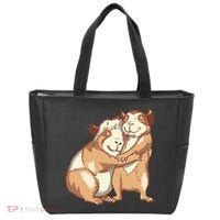 Happy Guinea Pigs Hugging Tote Bag thumb 0