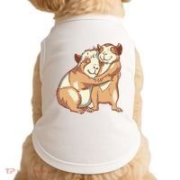 Happy Guinea Pigs Hugging Doggie Tank thumb 0