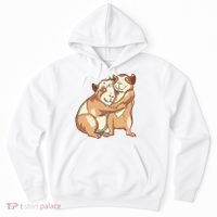 Happy Guinea Pigs Hugging Hoodie thumb 0