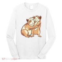 Happy Guinea Pigs Hugging Long Sleeve Shirt thumb 0