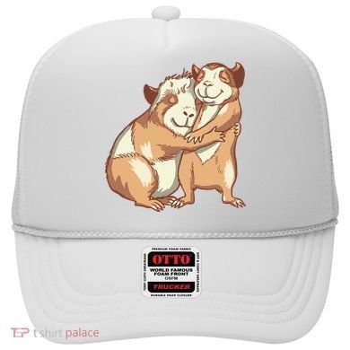 Happy Guinea Pigs Hugging Hat