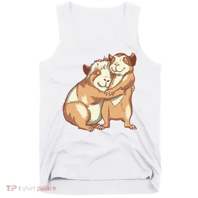 Happy Guinea Pigs Hugging Tank Top