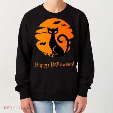Happy Halloween Cat Women's Sweatshirt