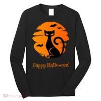 Happy Halloween Cat Long Sleeve Shirt thumb 0