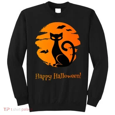 Happy Halloween Cat Sweatshirt