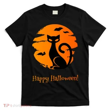 Happy Halloween Cat T-Shirt