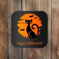 Happy Halloween Cat Coaster thumb 0