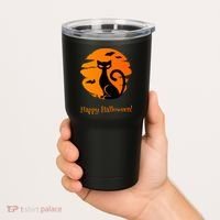 Happy Halloween Cat Tumbler thumb 2