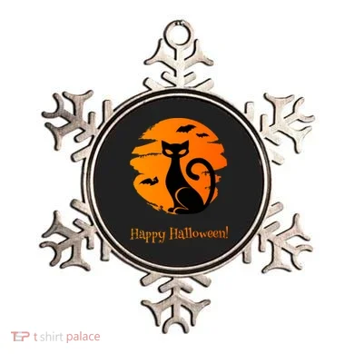 Happy Halloween Cat Ornament