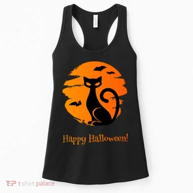 Happy Halloween Cat Women's Tank Top