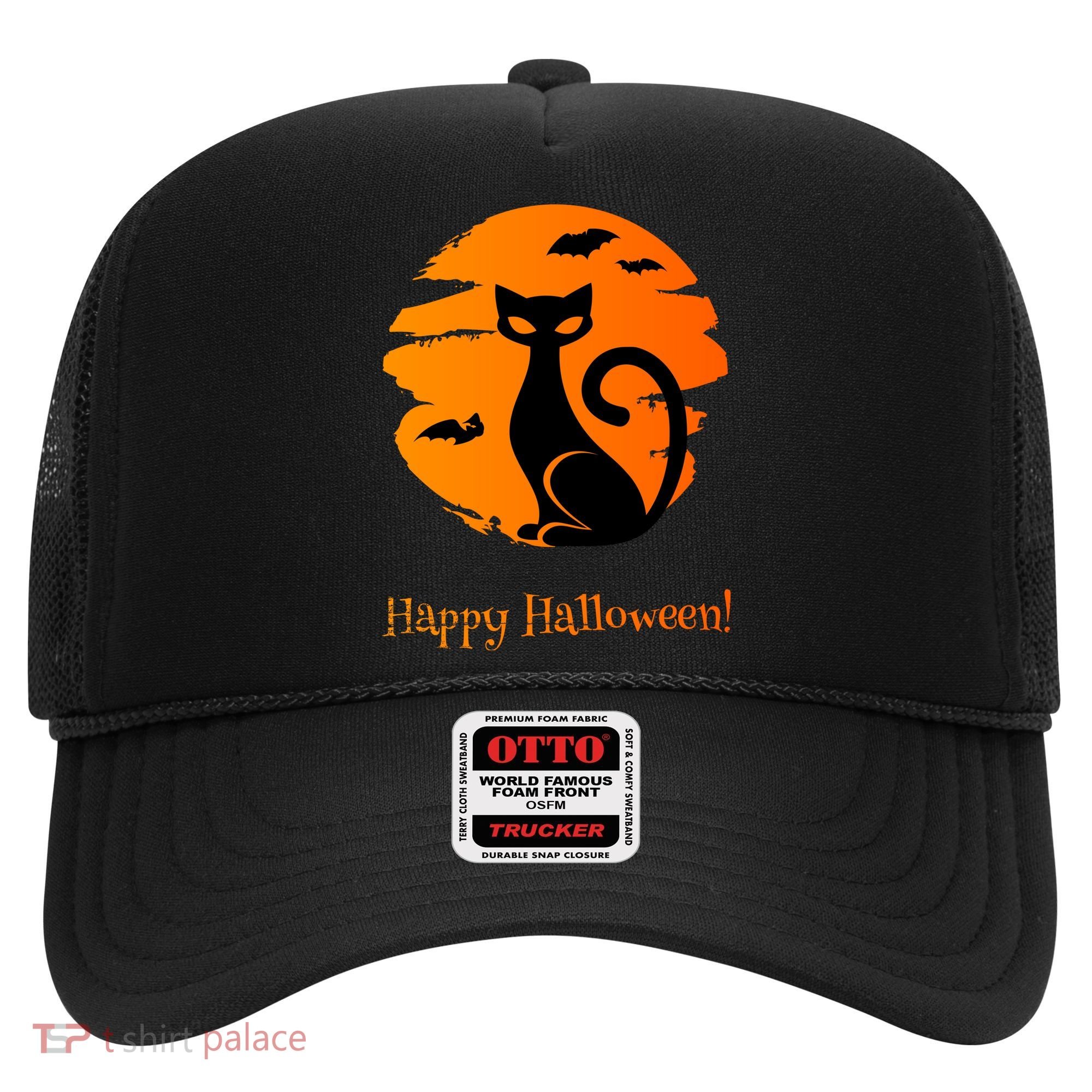 Happy Halloween Cat Hat