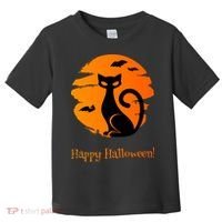 Happy Halloween Cat Toddler T-Shirt thumb 0