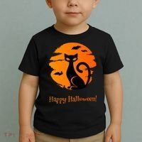 Happy Halloween Cat Toddler T-Shirt thumb 2