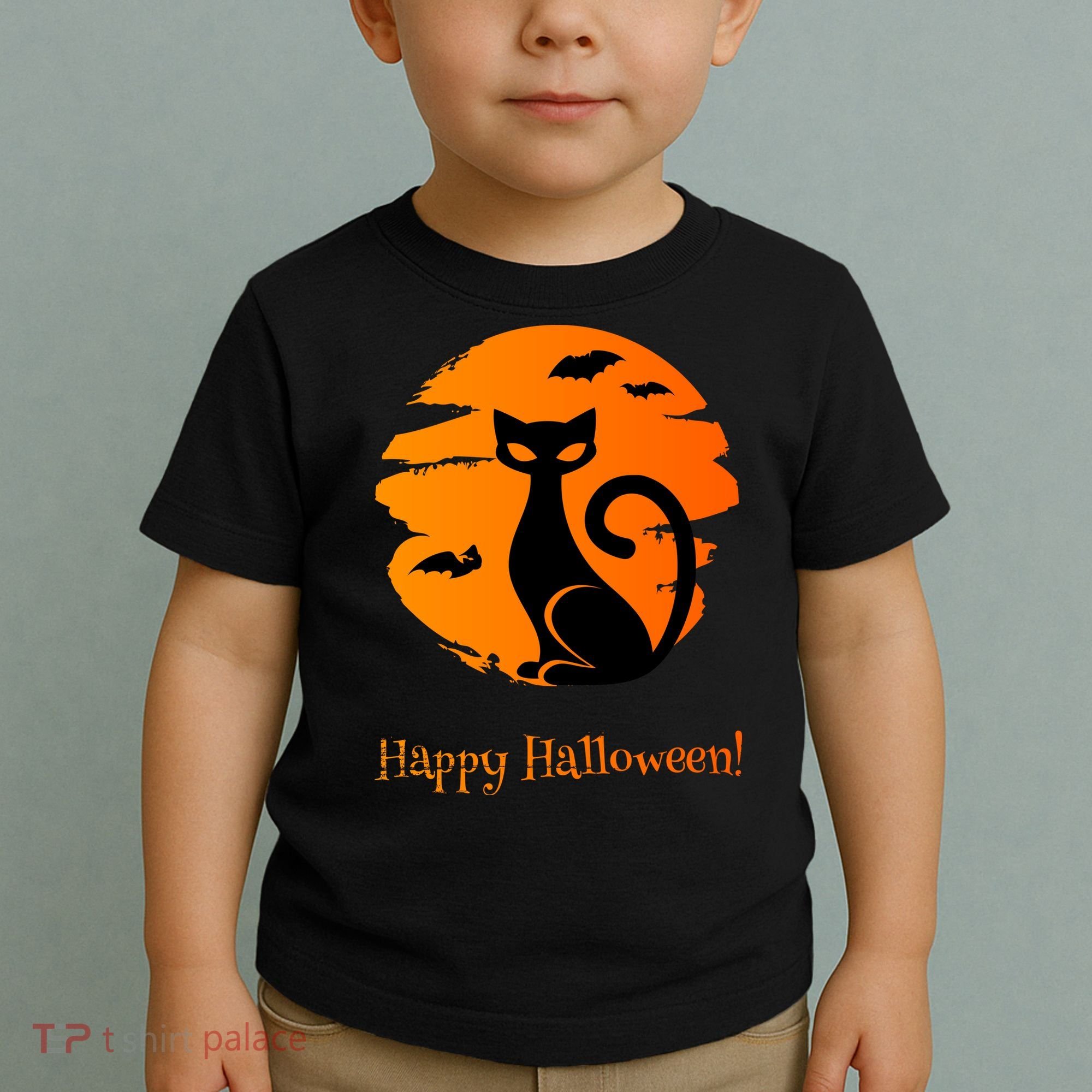 Happy Halloween Cat Toddler T-Shirt