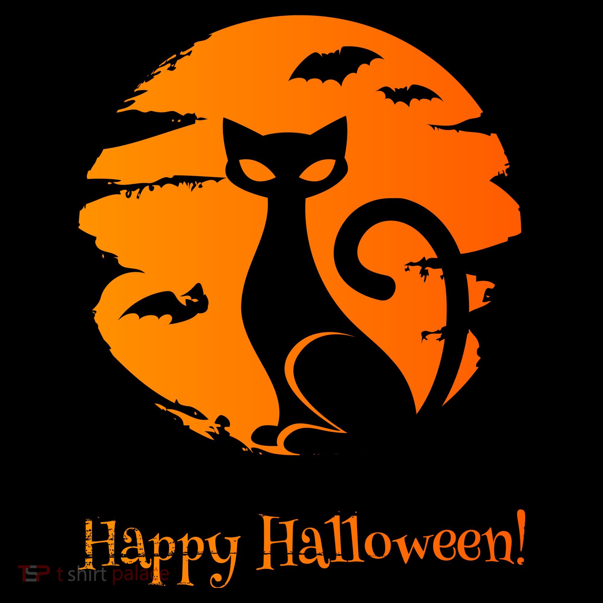 Happy Halloween Cat Kids Hoodie
