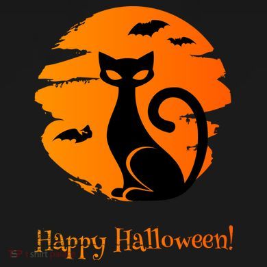 Happy Halloween Cat Tote Bag