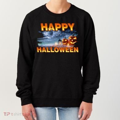 Happy Halloween Creepy Pumpkin Show Women's Sweatshirt
