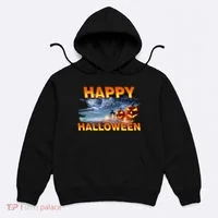 Happy Halloween Creepy Pumpkin Show Hoodie thumb 0