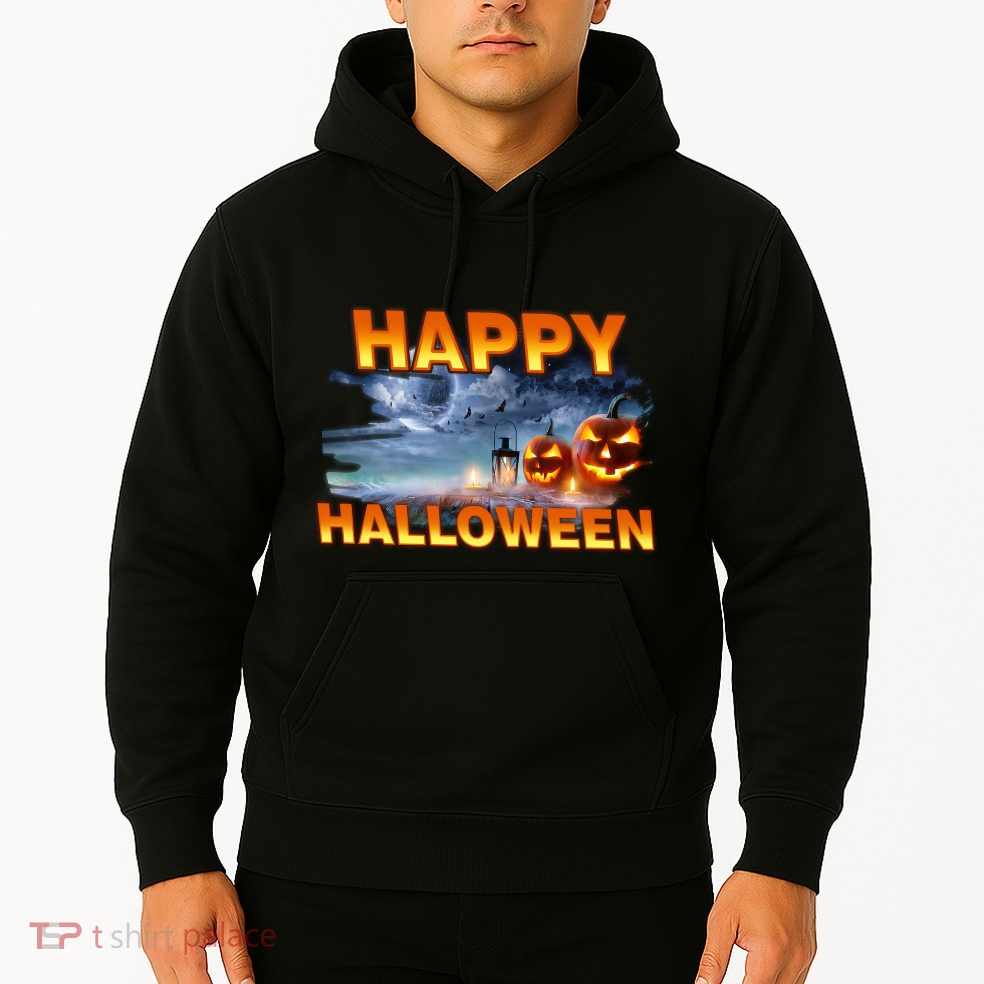 Happy Halloween Creepy Pumpkin Show Hoodie