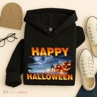 Happy Halloween Creepy Pumpkin Show Hoodie thumb 4