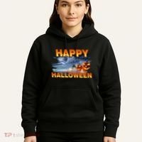 Happy Halloween Creepy Pumpkin Show Hoodie thumb 5