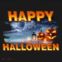 Happy Halloween Creepy Pumpkin Show Long Sleeve Shirt thumb 2