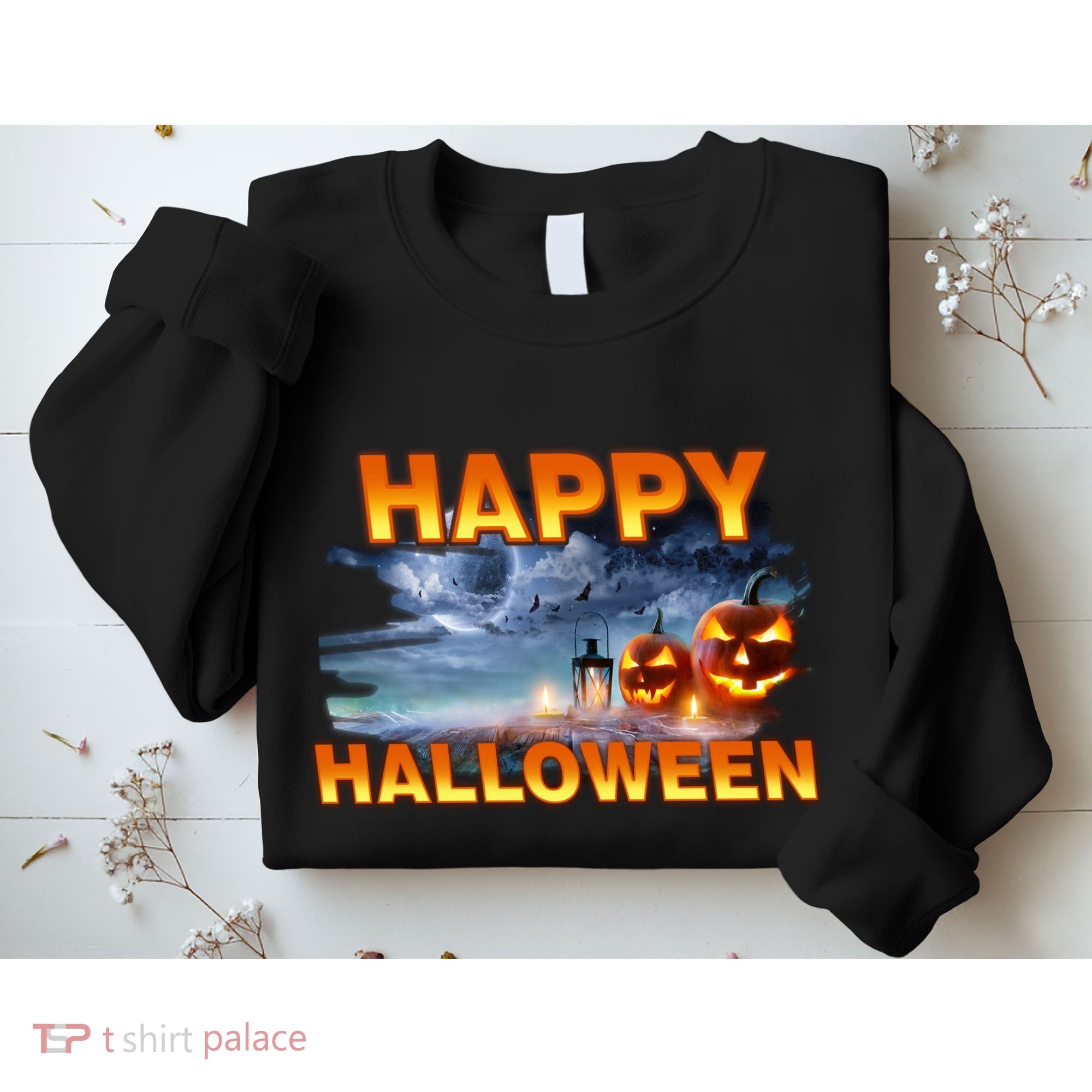 Happy Halloween Creepy Pumpkin Show Sweatshirt