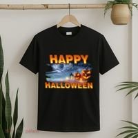 Happy Halloween Creepy Pumpkin Show T-Shirt thumb 2