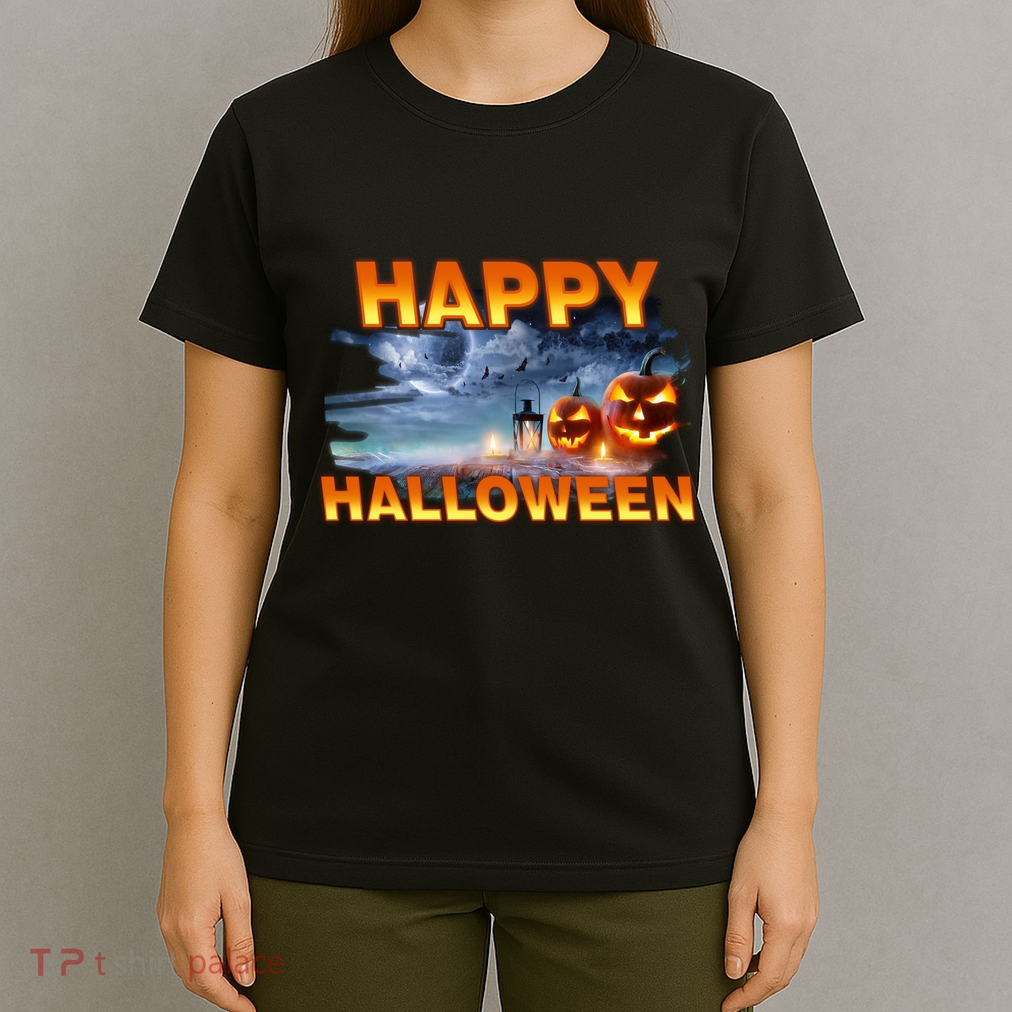 Happy Halloween Creepy Pumpkin Show T-Shirt